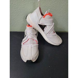 adidas UltraBoost T.S. x Stella McCartney Sneaker Sz 5 Neon Orange Sandal White